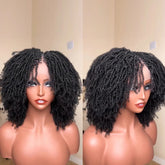 Full Lace Knotless Mini Twist Locs Bohemian Invisi Drawstring Wig