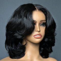 Wig Combo 9-Blonde Highlight Curly Bob Wig+Layered Bob Wavy Wig