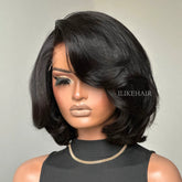 Put on & Go Short Cut Layered Bob 5x5 Lace Closure Wig