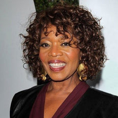 Glueless Short Curly African Bob Wigs Brown Human Hair Lace Wig