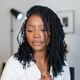 Full Lace Knotless Micro Dreadlock HD Lace Invisi Drawstring Wig