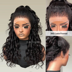 Long Wavy Lace Frontal With Kinky Edges Wig