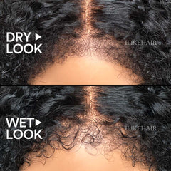 Afro Coily HD Lace Frontal Wig With 3a Hybrid Hairline