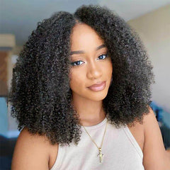 No Leave Out I Part Curly Wig