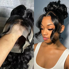 360 Lace Front Wigs Brazilian Body Wave Human Hair Frontal Wigs With Baby Hair