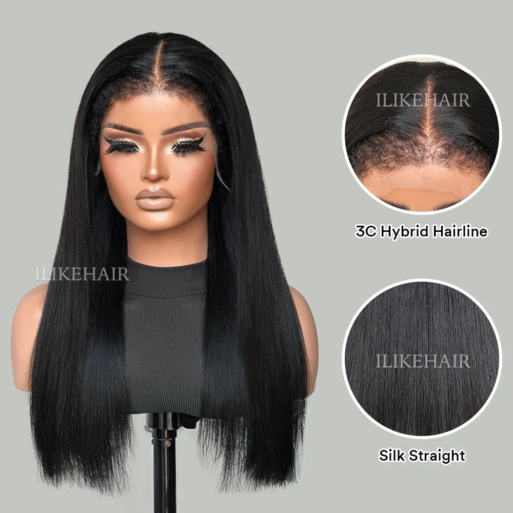Silky Straight HD Lace With 3C Hybrid Hairline Wig