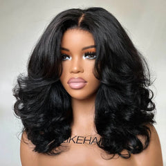Wig Combo 7-Pixie Highlight Wig+Designer Layered Wavy Wig