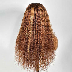 Beyonce Hairstyle Highlight Color Brown & Blonde Lace Wig