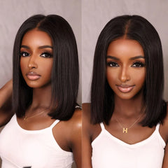 Wig Combo 10-Pixie Curly Wig+Straight Bob Wig