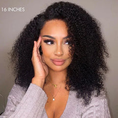 Put on & Go Jerry Curly 5x5 Pre Cut Lace Closure Wig