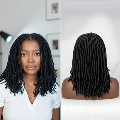 Full Lace Knotless Micro Dreadlock HD Lace Invisi Drawstring Wig