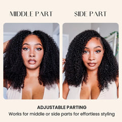 No Leave Out I Part Curly Wig