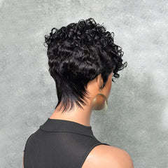 Urban Edge Wave Pixie Wig with Curls