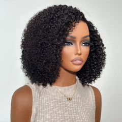 Natural Volume Glueless 7x5 Lace Curly Bob Wig